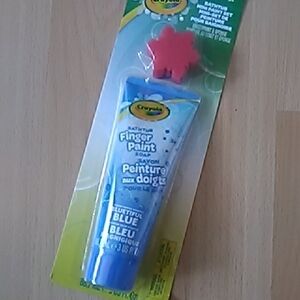 YES $ 3 DOLLARS >>>>>Crayola Finger Paint Soap in Blue with Red Star UNISEX